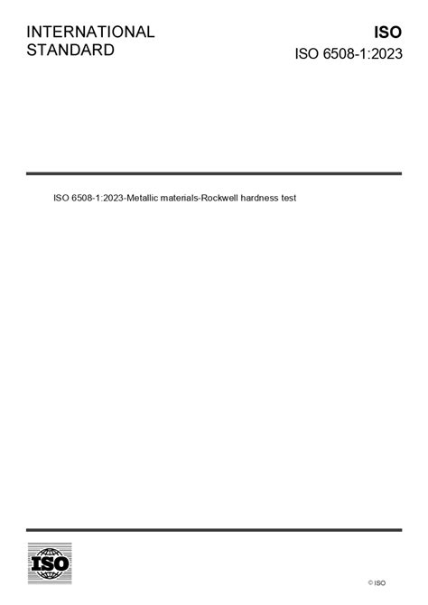 hardness test rockwell pdf|iso 6508 1 2023 pdf.